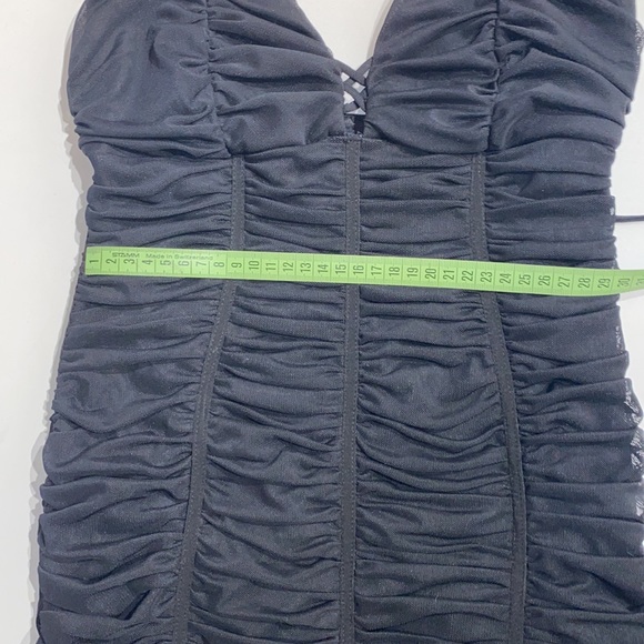 Fiestar Ruched Mini Cocktail Dress - Picture 4 of 7